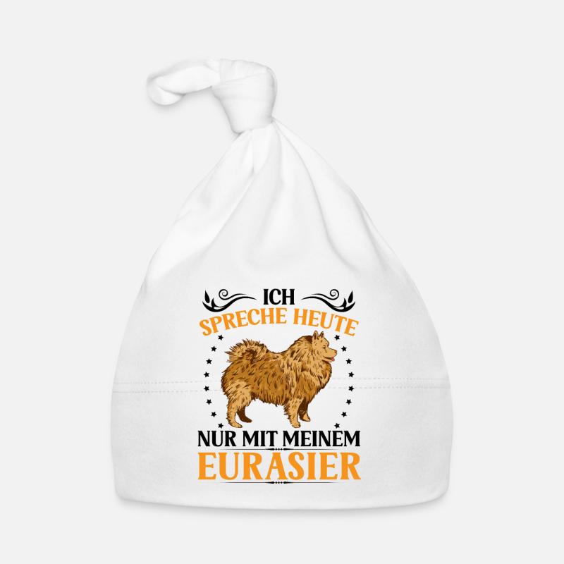 Parler uniquement à Eurasier Eurasian Spitz Bonnet bio Bébé