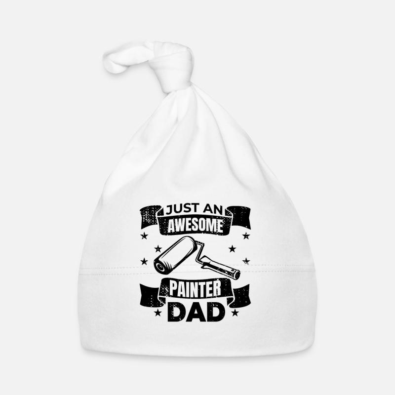 Papa peintre Bonnet bio Bébé