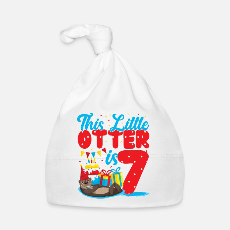Otter Birthday This Little Otter Baby Bio-Mütze