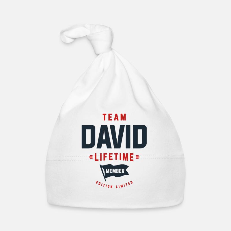 Team David Lebenslanges Mitglied Lustiger Name David Baby Bio-Mütze