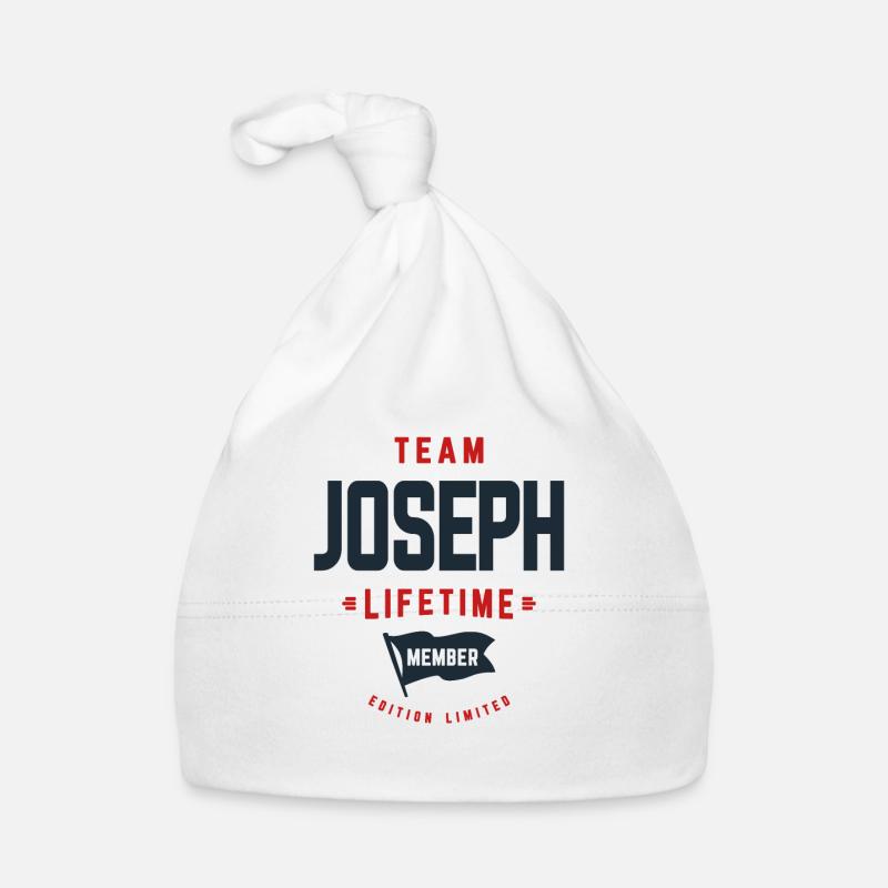 Team Joseph Lifetime Member Funny Name Joseph Organic Baby Cap