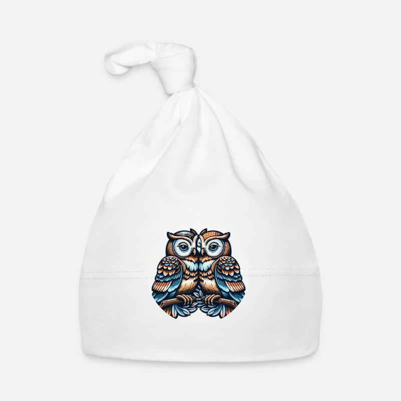 Owlways my Valentine Eule Baby Bio-Mütze