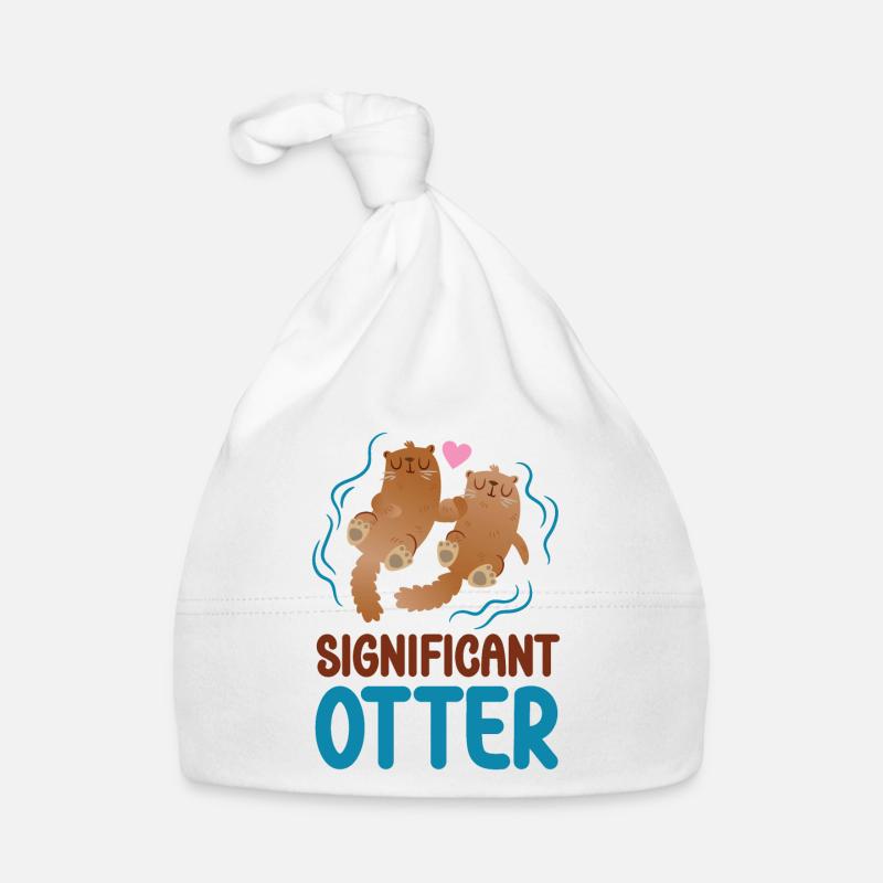 Otter Pun Significant Otter Baby Bio-Mütze