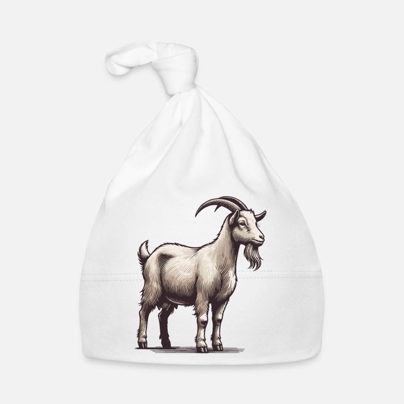 Ziege Baby Bio-Mütze