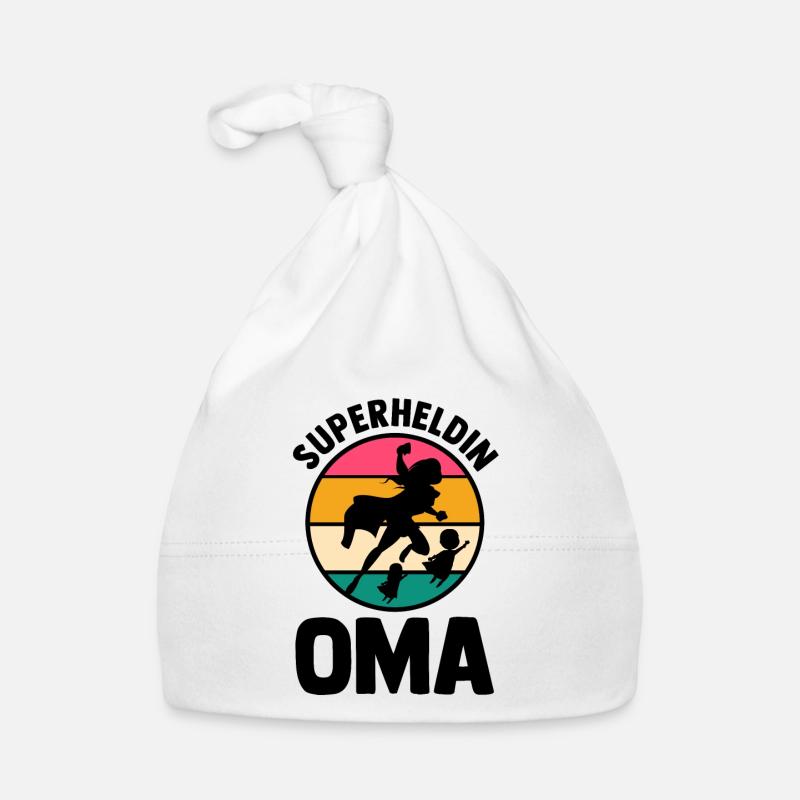 Großmutter Oma Baby Bio-Mütze