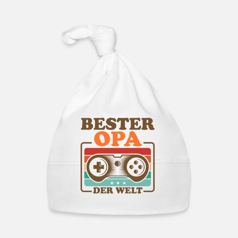 Bester Opa Der Welt Baby Bio-Mütze