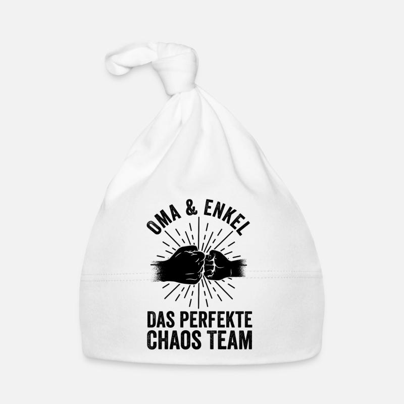 Großmutter Enkel Oma Baby Bio-Mütze