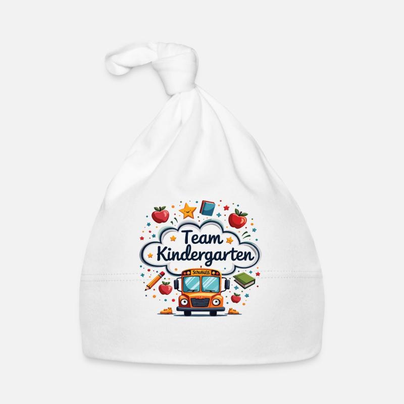 Team Kindergarten – Cute design for children Organic Baby Cap