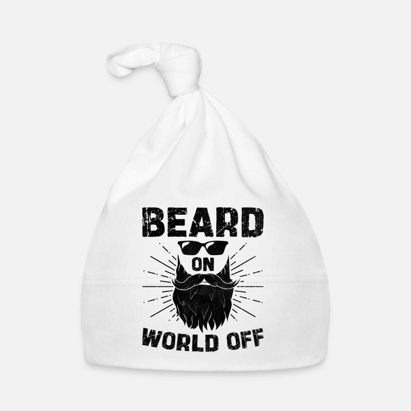 Bart Auf Welt Aus Gesichtsbehaarung Bärte Mann Baby Bio-Mütze
