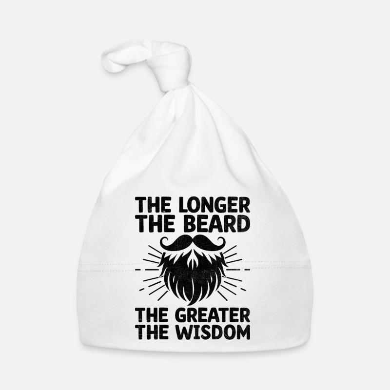 Plus la barbe est longue, plus la sagesse du visage est grande Bonnet bio Bébé