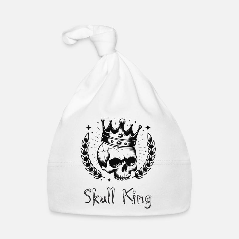 SKULL Organic Baby Cap