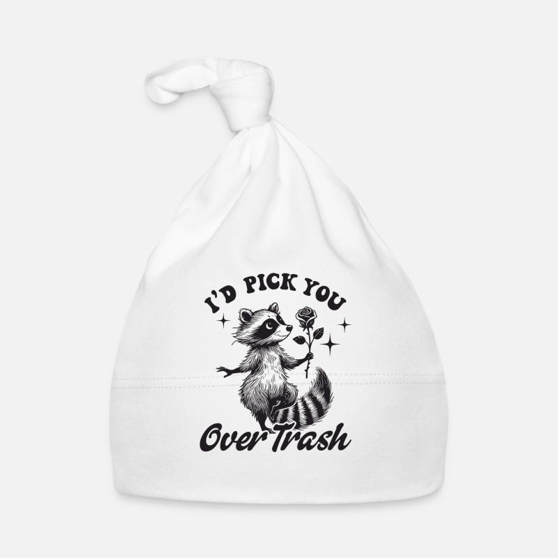 Valentine's Day Gift Possum Funny Ironic Organic Baby Cap