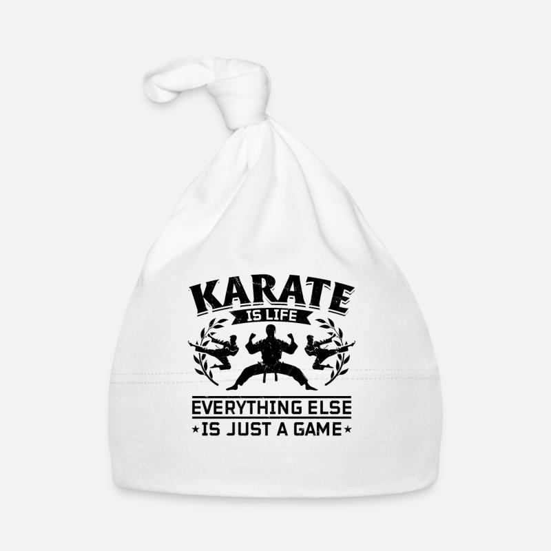 Karate is life, everything else is just a game - Organic Baby Cap