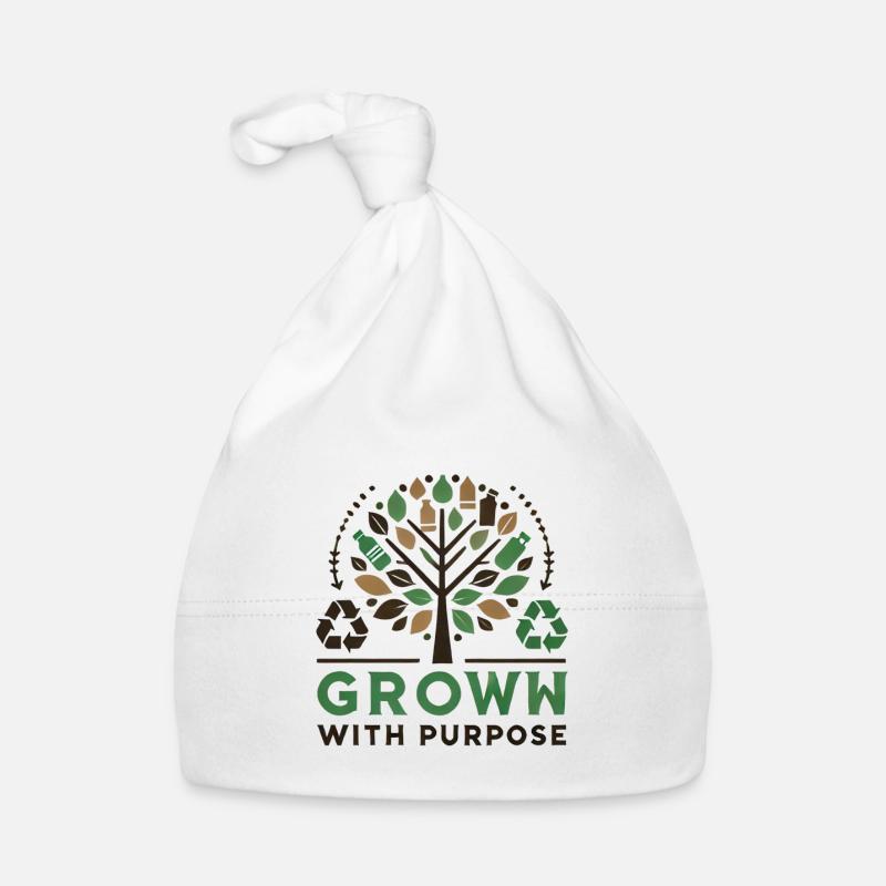 Grown with Purpose – Conception de messages durables Bonnet bio Bébé