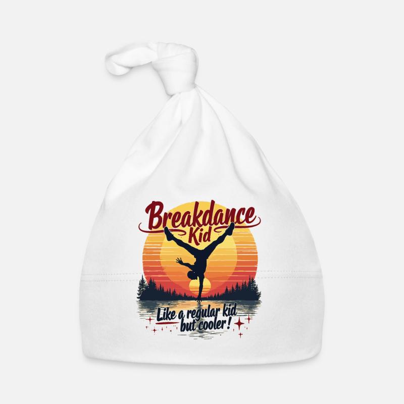 Breakdance Retro Design – Cool Outfit for Dancers Organic Baby Cap