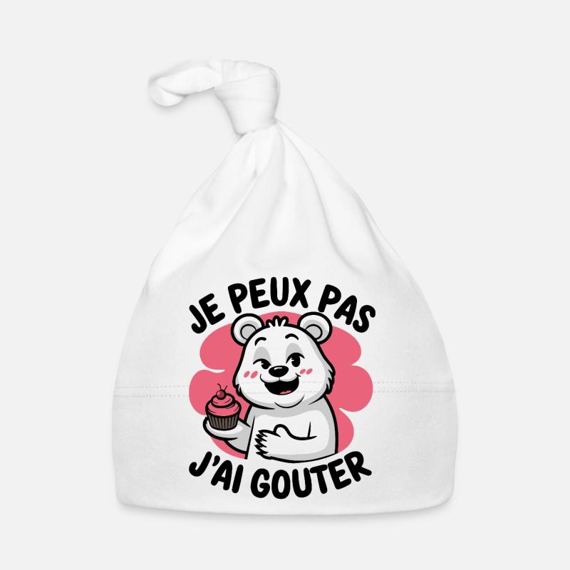 je peux pas j'ai gouter Bonnet bio Bébé