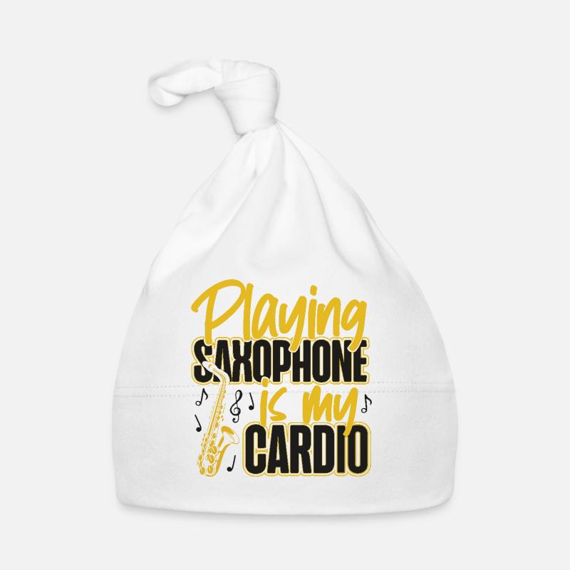 Saxophone Jouer du saxophone, c’est mon Bonnet bio Bébé