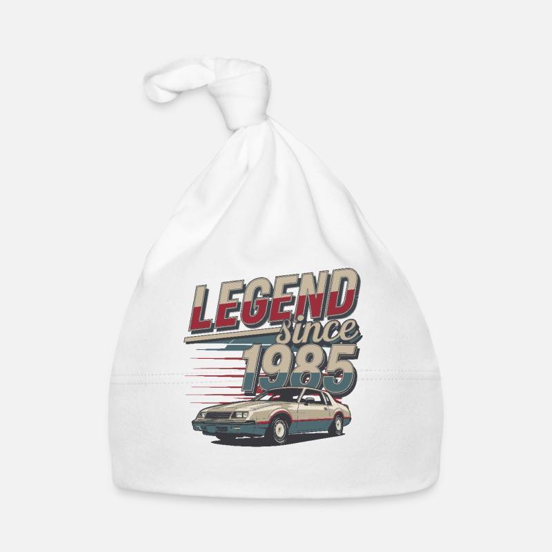 Legende seit 1985 Oldtimer Retro Style Baby Bio-Mütze