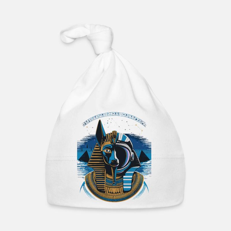 Celestial Anubis Hybrid Design Organic Baby Cap