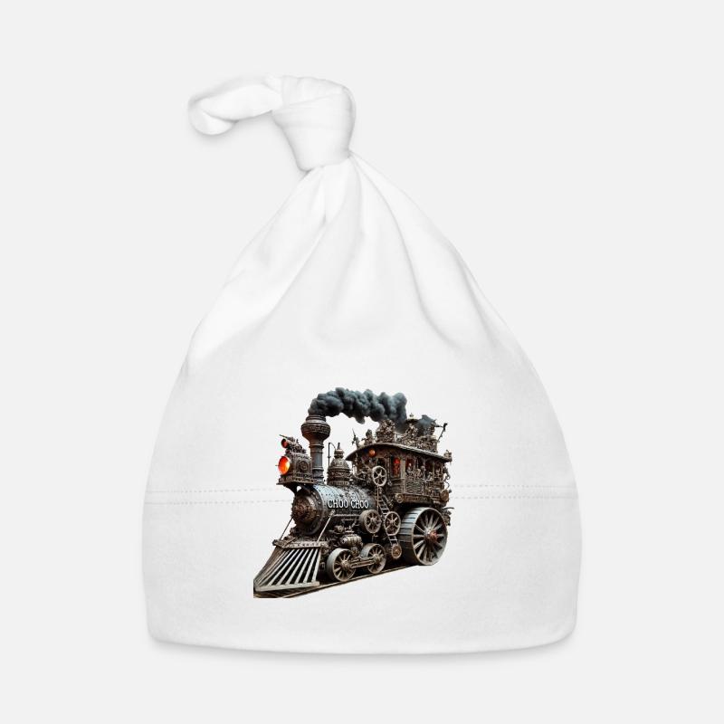 OLD TRAIN Organic Baby Cap