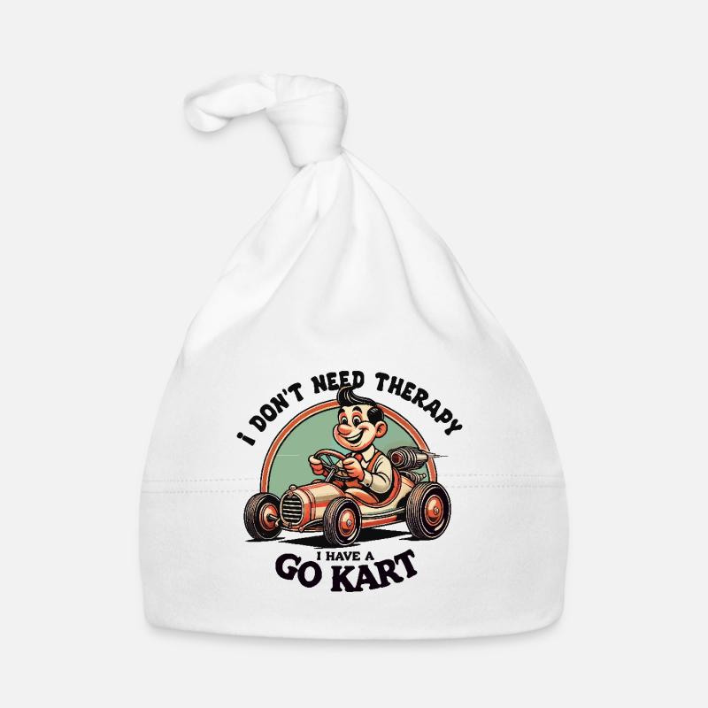 Racer Go-Kart Adventure Style Organic Baby Cap