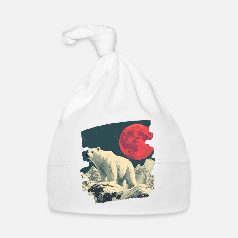 Eisiger Bär Baby Bio-Mütze