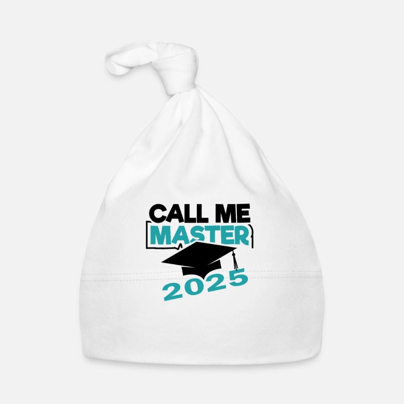 Master 2025 Masterabschluss Sponsion Graduation Baby Bio-Mütze