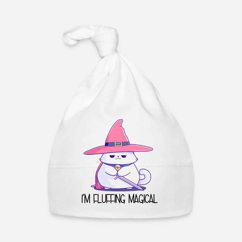 I’m Fluffing Magical – Dicke Zauberkatze Organic Baby Cap