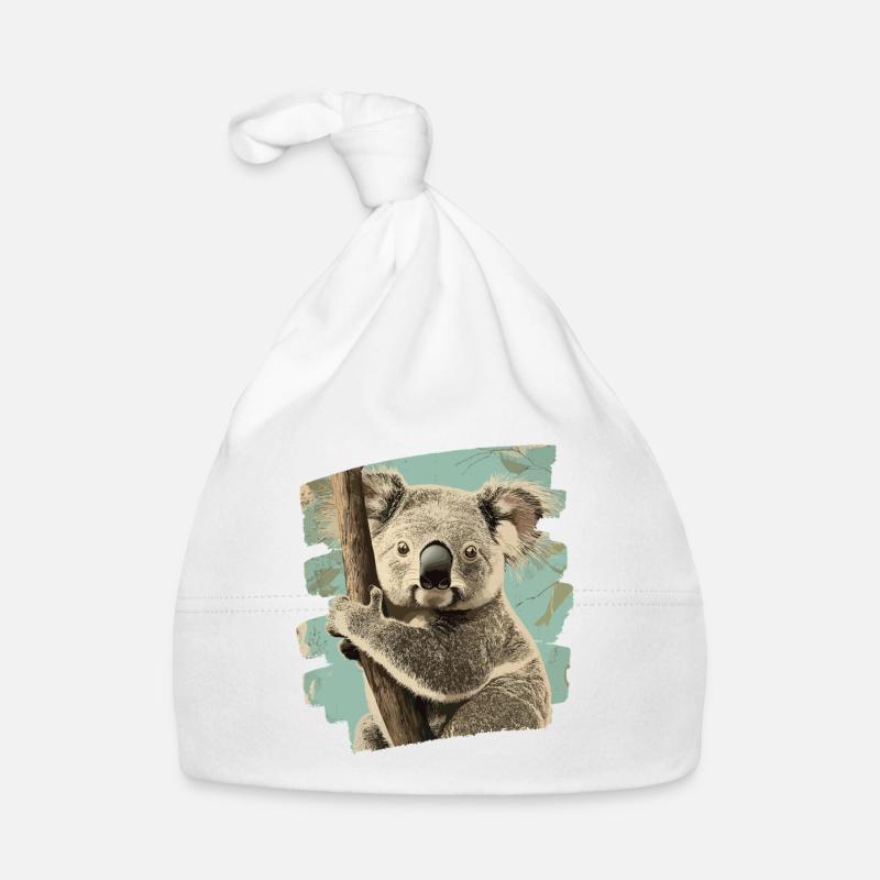 Koala Bär Baby Bio-Mütze