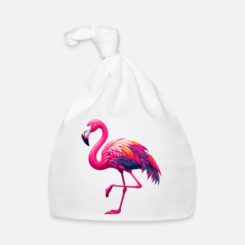Flamingo Baby Bio-Mütze