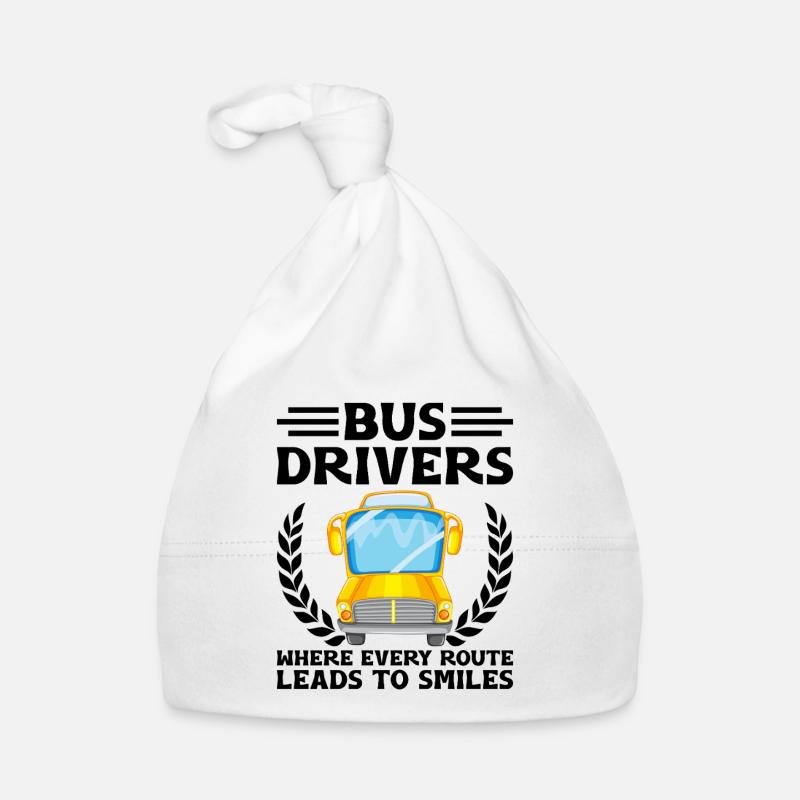 Bus Drivers Where Every Route Leads To Smiles Organic Baby Cap