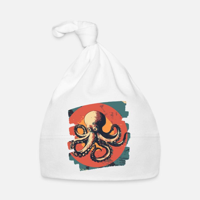 Pieuvre Pieuvre Bonnet bio Bébé