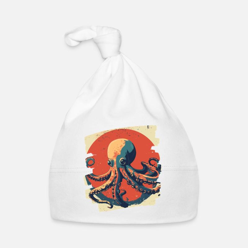 Pieuvre Pieuvre Bonnet bio Bébé