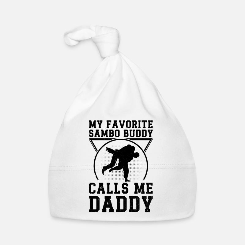 Mon copain Sambo préféré appelle Daddy Sambo Bonnet bio Bébé