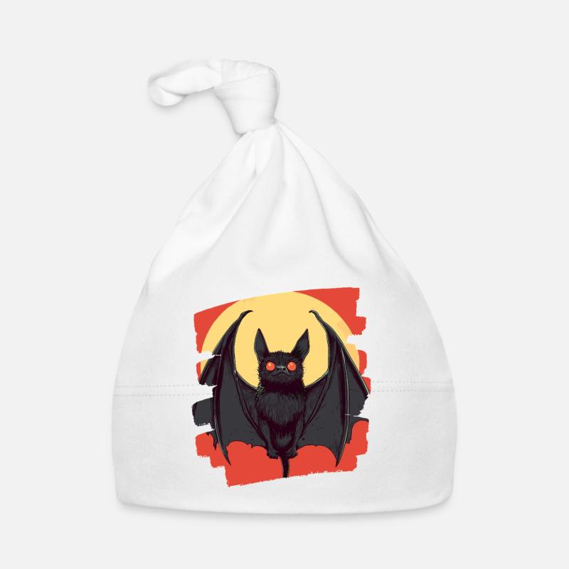 Bat Retro Organic Baby Cap