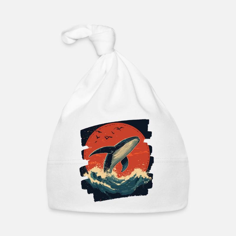 Baleine Bonnet bio Bébé