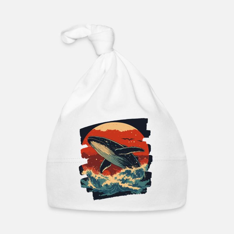 Whale Organic Baby Cap