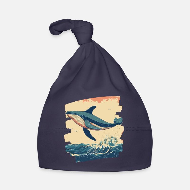 Baleine Bonnet bio Bébé