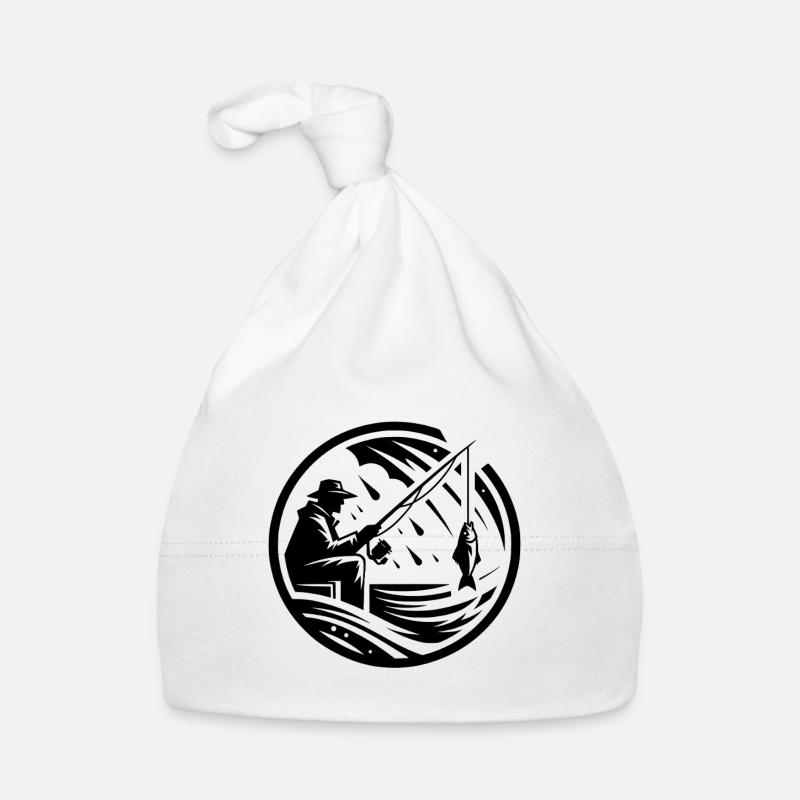Fishing Anglers Organic Baby Cap
