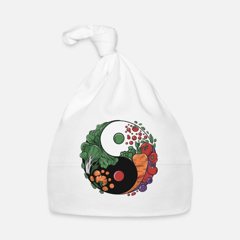 Yin Yang Équilibre Végétal Bonnet bio Bébé