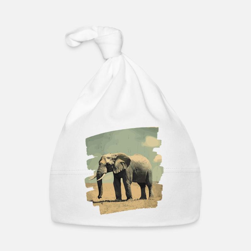 Éléphant Bonnet bio Bébé
