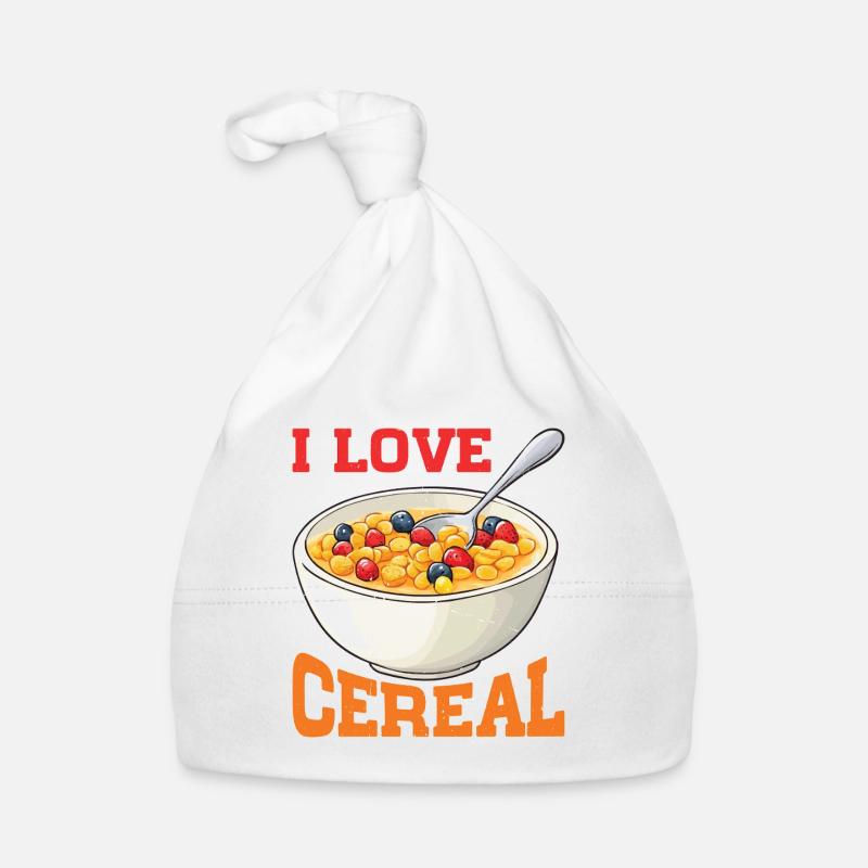 I Love Cereal 15 Baby Bio-Mütze