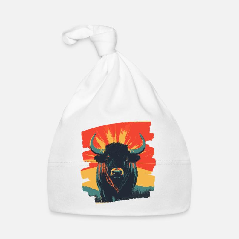 Büffel Baby Bio-Mütze