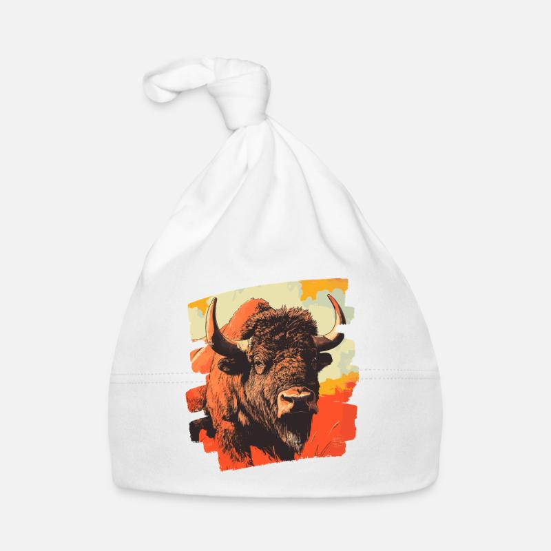 Büffel Baby Bio-Mütze