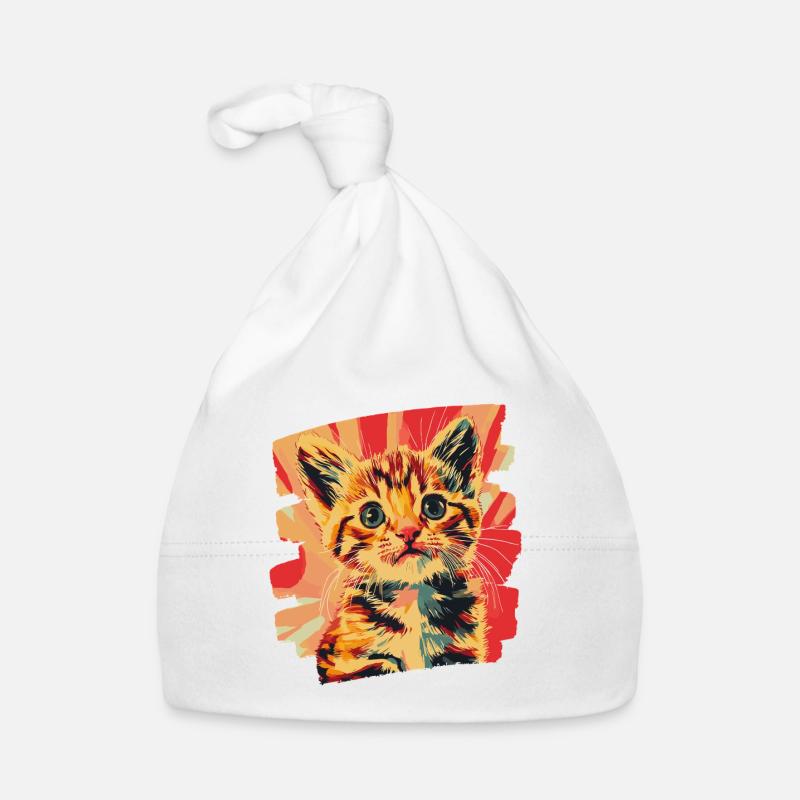 Kitten Organic Baby Cap