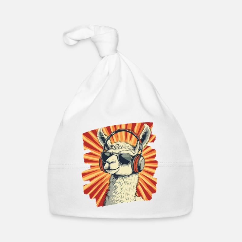 Lama Kopfhörer Baby Bio-Mütze