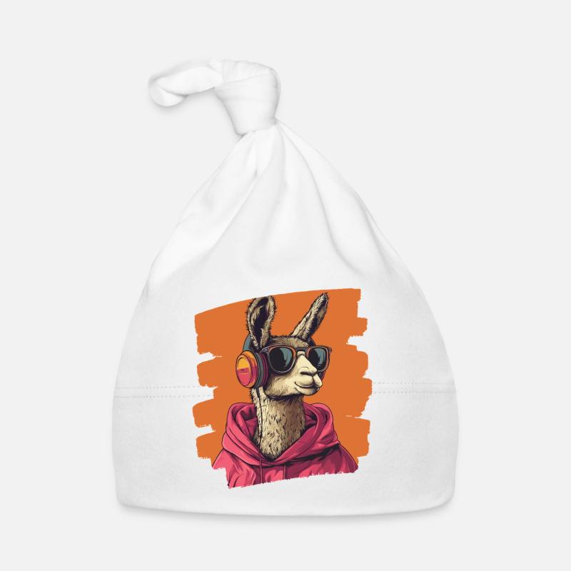 Lama Baby Bio-Mütze