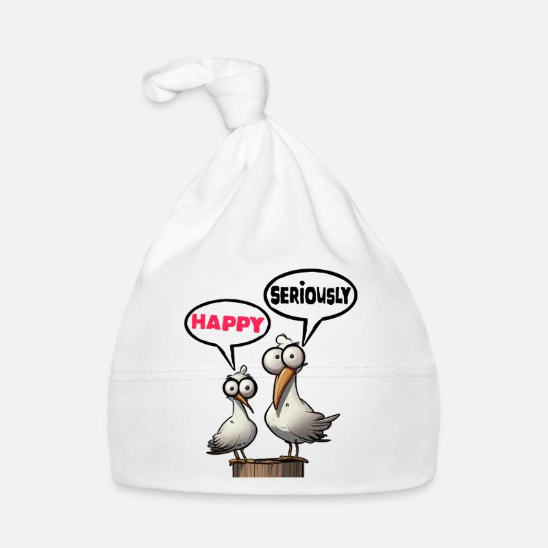 Die Bäädden Möwen - Möwe omg seriously Baby Bio-Mütze