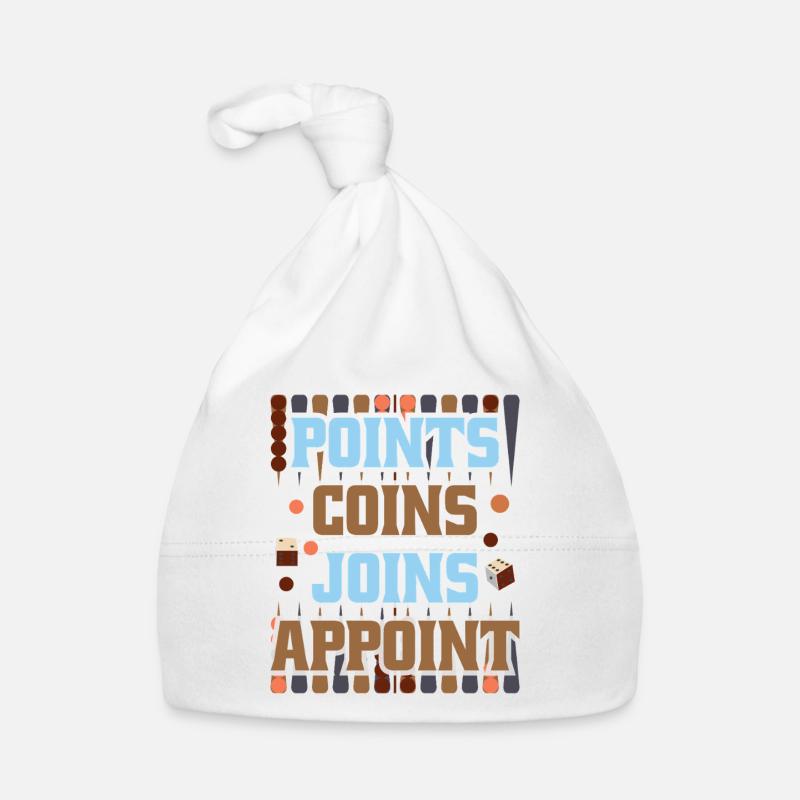 Backgammon Spiel Baby Bio-Mütze