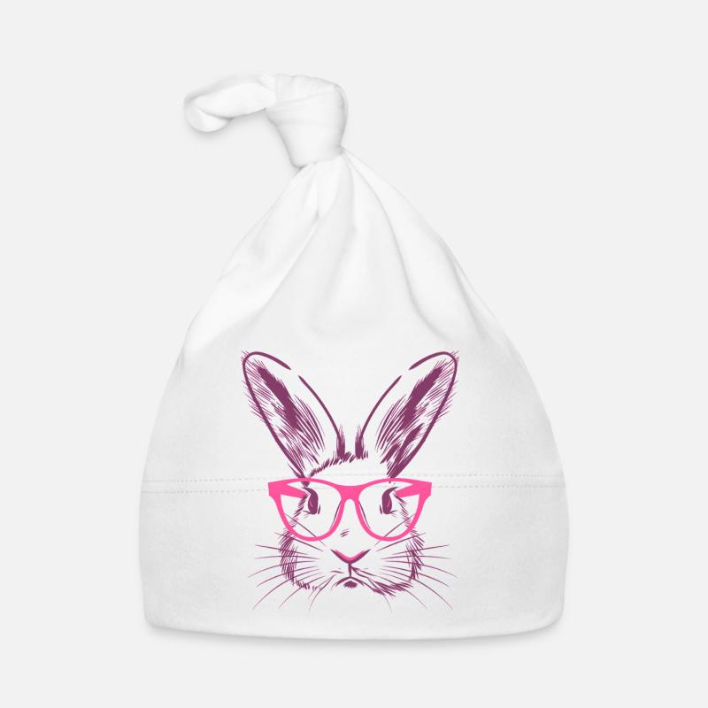 Rabbit Bunny Ears Glasses Bunny Bunny Gift Organic Baby Cap